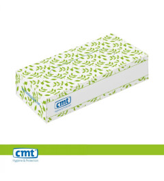 CMT Facial Tissue Soft Eco Cellulose 2lgs Wit, doos 40x100st