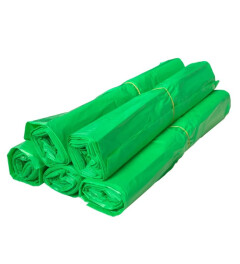 Afvalzak HDPE 70x110cm Groen T35, doos 10x20 stuks