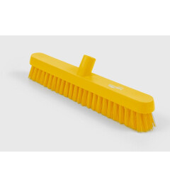 Hillbrush Veegbezem Kunststof 39cm Geel, doos 4 stuks