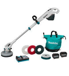 Makita Schrobmachine PS001G & 2x8.0Ah accu & snellader
